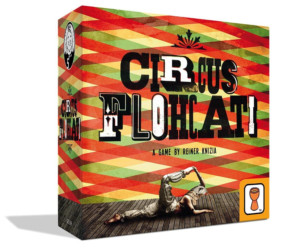 Grail Games Circus Flohcati Board Game - Medium Size, Plastic Material, Model GRL1696