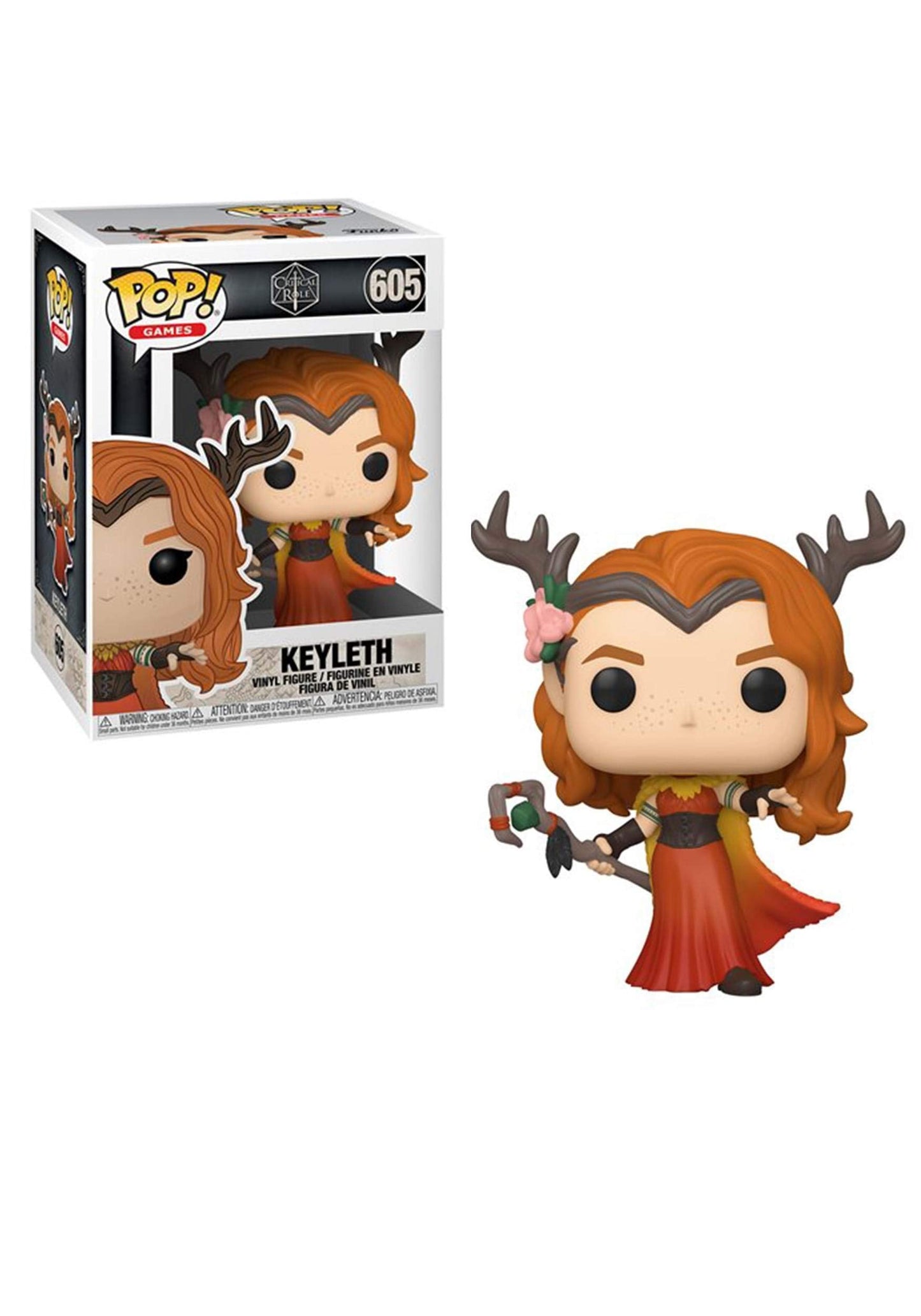 Funko Pop! Games: Vox Machina - Keyleth, Multicolour, 3.75 Inches