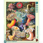 New York Puzzle Company 1000 Piece Jigsaw Puzzle - Vintage Images Sea Anemones by Ernst Haeckel - Cardboard