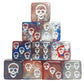 10 Pc D6 Dice 16Mm Acrylic Dice Set For Rpg Mtg Dnd Dice Table Games And Board Games (Human Skeleton Blue)