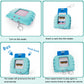 Lapare Audible Learning Toy for Toddlers - 520 Sight Words Flash Cards, Music, Plastic, Cyan, Ages 1-5