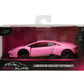 Jada Toys 1:32 Die-Cast Car - Pink Lamborghini Huracán Performante, Glossy Pink, Model 34661