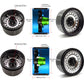Txxrcss Adjustable 2 Offsets RC 2.2 Beadlock Wheels Rims Hub 1/10 Crawle Wheel Car Aluminum for Upgrades Remote Control SCX10 Ca