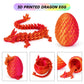 Tboline 3D Printed Dragon Egg,Dragon Eggs With Dragon Inside,Crystal Dragon Fidget Toys,Full Articulated Dragon Dragon In Egg,Ad