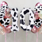 Cow Print Number 0 Balloon, Large 40 Inch Cow Number Birthday Balloons, Foil Mylar Number 0 Balloons For Birthday Party Decorati