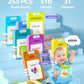 Spanish & English Talking Flash Cards For Toddlers 1-3 Years Old, 510 Sight Words Bilingual Learning Toys For Children, Autism Pocket Speech Therapy Toys, Española Vocabulary Educational Flashcards