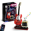 Xydongtong Guitar Music Interactive Building Set For Music Lovers, Diy Guitar Model Toy Compatible With Lego,Reverb Amplifier &