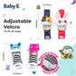 K Baby Rattle Socks For Girls & Boys (Pet Set) - Baby Toys 6-12 Months - Wrist & Foot Rattles - Gift Idea