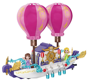Magicwand Building Educational Flying Fairy Boat Construction Learning Blocks Set For Kids358 PcsMulti-Colored