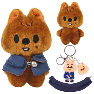 Jyp-Straykids Skzoo 3.9In Plush | The Cape Skzoo | Where Stay | You Can Get Two | Soft And Cute Doll Toy For Stay (Han Quokka)