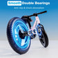 Eaglestone Colorful Lighting Toddler Balance Bike 3 Year Old,Lightweight Bike For 2 Year Old Boys Girls With Inflatable Tires And Adjustable Seat, Birthday Gift,Pink