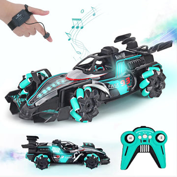 Gesture Sensing RC Stunt Car Toys for Kids - Birthday Gifts for Boys Girls Ages 6-12, 360 Rotate Drift Hand Controlled Remote Co