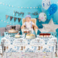 Pymurod Little Cowboy Baby Shower Decorations-3Pcs Western Cowboy Tablecloth Little Cowboy Table Cover For Cowboys Western Theme