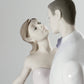 Lladró Glossy Porcelain Happy Anniversary Lovers Figure. Decorative Porcelain Couple Of Bride And Groom Figurine.