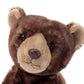The Petting Zoo Brown Bear Plush Toy, 9 inch Stuffed Animal, Gifts for Kids, Soft Plush, Model 420115