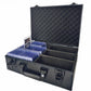 Wutonmu Toploaders Storage Box Hold 600+ 35Pt 3''X4'' Standard Toploaders, Hard Aluminum Alloy Top Loader Storage Case, Trading