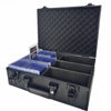 Wutonmu Toploaders Storage Box Hold 600+ 35Pt 3''X4'' Standard Toploaders, Hard Aluminum Alloy Top Loader Storage Case, Trading