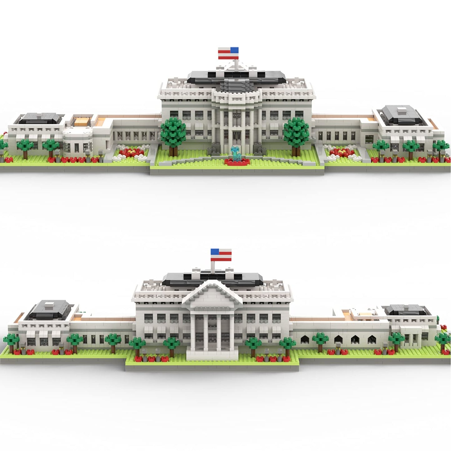 SEMKY Micro Mini Blocks White House Model Set - 3000 Pieces, Plastic, Multicolor Building Toys for Kids and Adults
