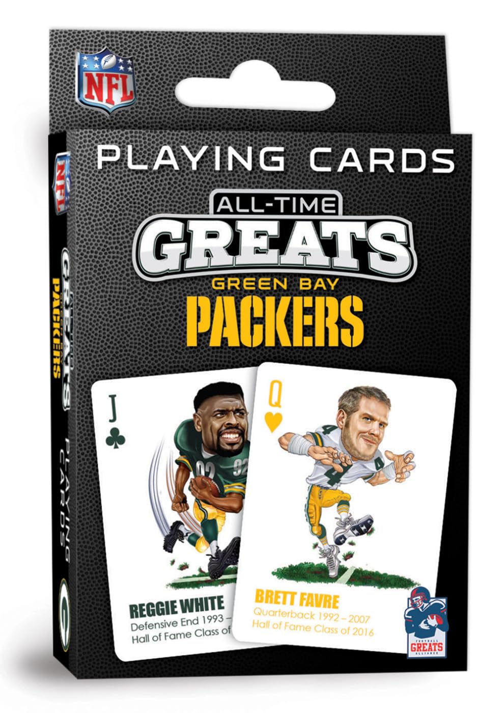 MasterPieces Green Bay Packers Playing Cards - Officially Licensed Card Deck for Family Fun, Team Color, Model GBP3300