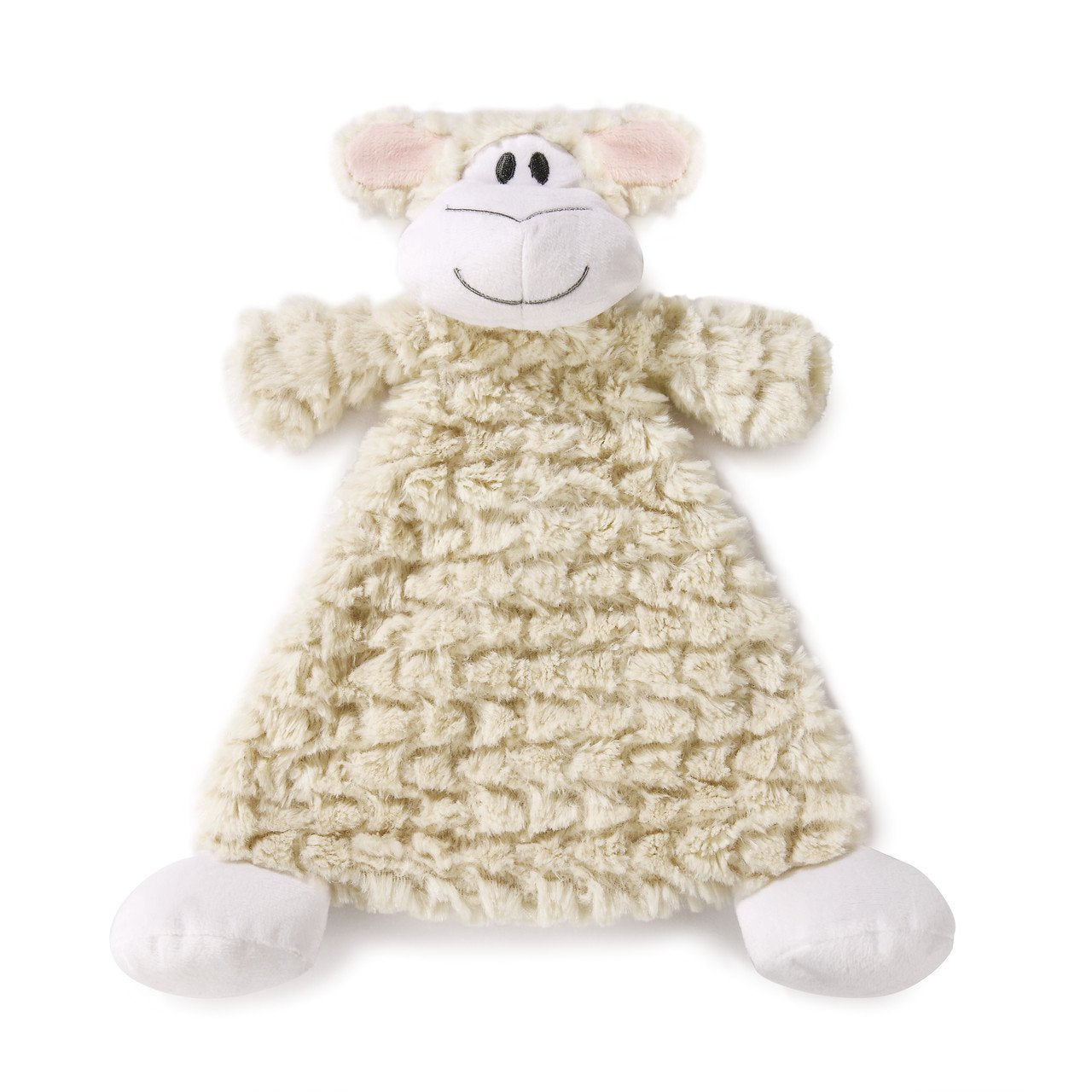 Langley Lamb Cream Children's Plush Rattle Blankie