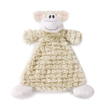 Langley Lamb Cream Children's Plush Rattle Blankie