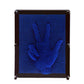 E-FirstFeeling 3D Pin Art Toy - Extra Large 10"x8" Blue Plastic Hand Mold Board for Kids & Adults