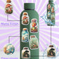 Aowdiao 100 Pcs Aesthetic Stickers Cute Vinyl Stickers Pack For Water Bottles Laptop Phone