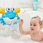 Deejoy Crab Bubble Bath Maker For The Bathtub,Blows Bubbles And Plays 12 Childrens Songs,Sing-Along Bath Bubble Machine Baby, To