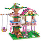 Tree House Building Set Compatible With Lego Friends, 504 Pcs Forest House Building Kit Birthday Gift For Kids Girls Boys Age 6-12 Years(7652)