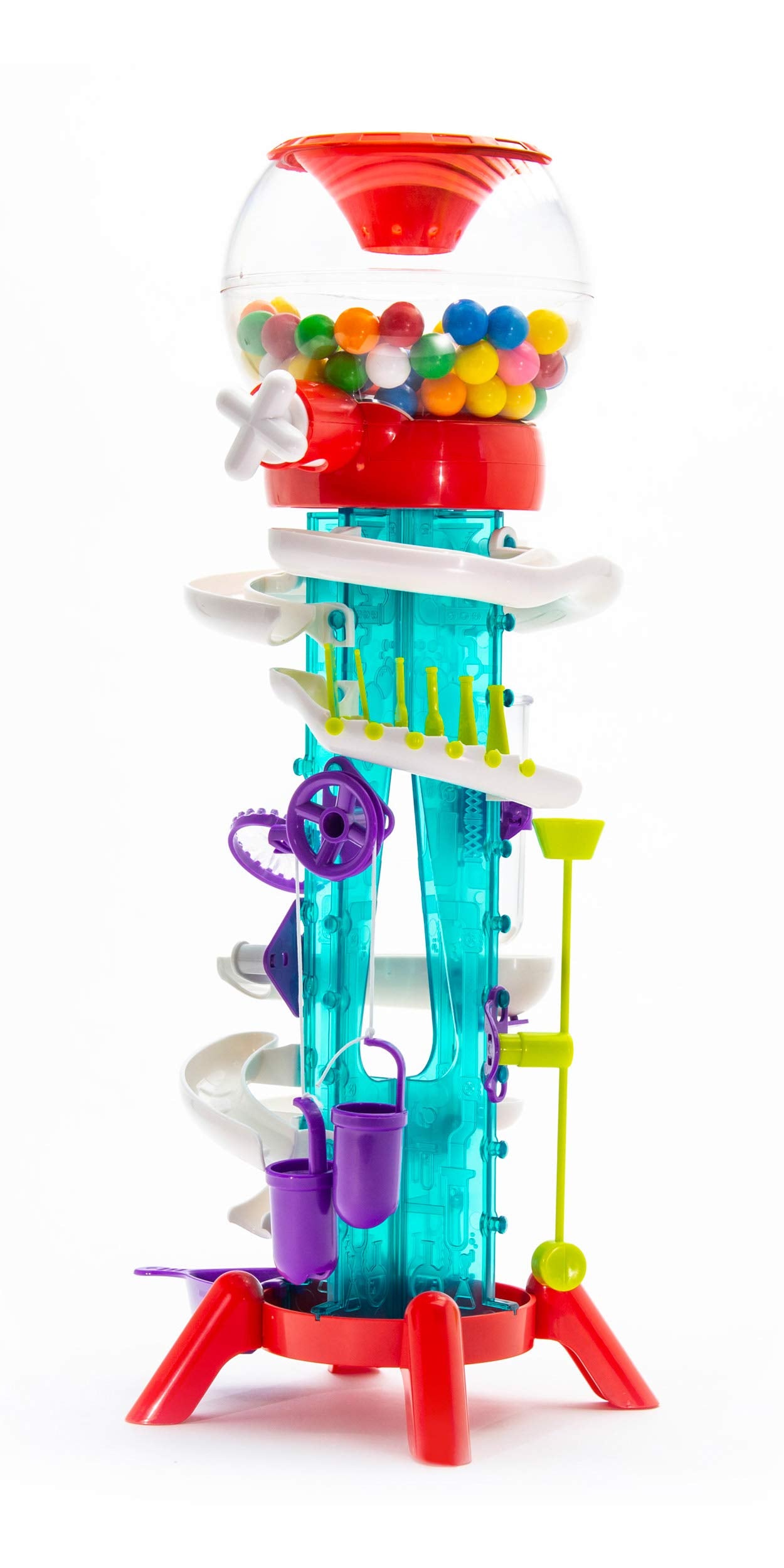 Thames & Kosmos Gumball Machine Maker Lab - Super Stunts And Tricks - 2 Languages