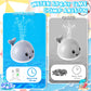 ?2024 Upgraded?Baby Bath Toys, Rechargeable Whale Bath Toy Sprinkler, Light Up Bath Toys For Toddlers 1-3, Baby 6-12 12-18 Month