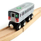 Muni Pals Munipals New York City Subway Wooden Railway (A Division/Irt) 4 Train/Lexington Av Express–Child Safe And Tested Wood Toy Train