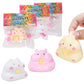 3Pcs Squishy Hamster Squishy Squeeze Toys,Cute Soft Hamster Squishy Toys,Stress Relief Squishies For Kids Party Favors, Pinch Fa