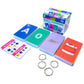 Carson Dellosa 216 Toddler Flash Cards, Sight Words, Alphabet, Numbers, Colors And Shapes Flashcards Ages 4 And Up, Phonics And Math Manipulatives, Kindergarten And Preschool Learning Activities