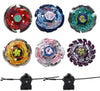 Gyros 6 Pack Bey Burst Battling Tops Metal Fusion Starter Set With Stickers Two Launchers