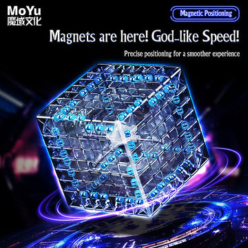 Liangcuber Moyu Meilong 7M V2 Speed Cube,Meilong 7X7 Magnetic Speed Cube Stickerless (2023 Edition)