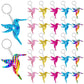 CiciBear 25 Pack Bird Sequin Keychains for Bird Party Favors, Kids and Adults Birthday Gift, Baby Shower, Party, 5 Colors
