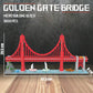 HONLANCH Micro Building Blocks Set - Golden Gate Bridge, 3800 Pieces, Plastic, One Size, Model JM20804, Landmark Architecture Gift