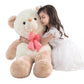 Zgxiong Giant Teddy Bear Stuffed Animals For Girls 4 Feet Big Teddy Bear Plushies Giant Stuffed Animal Large Teddy Bears Plush T