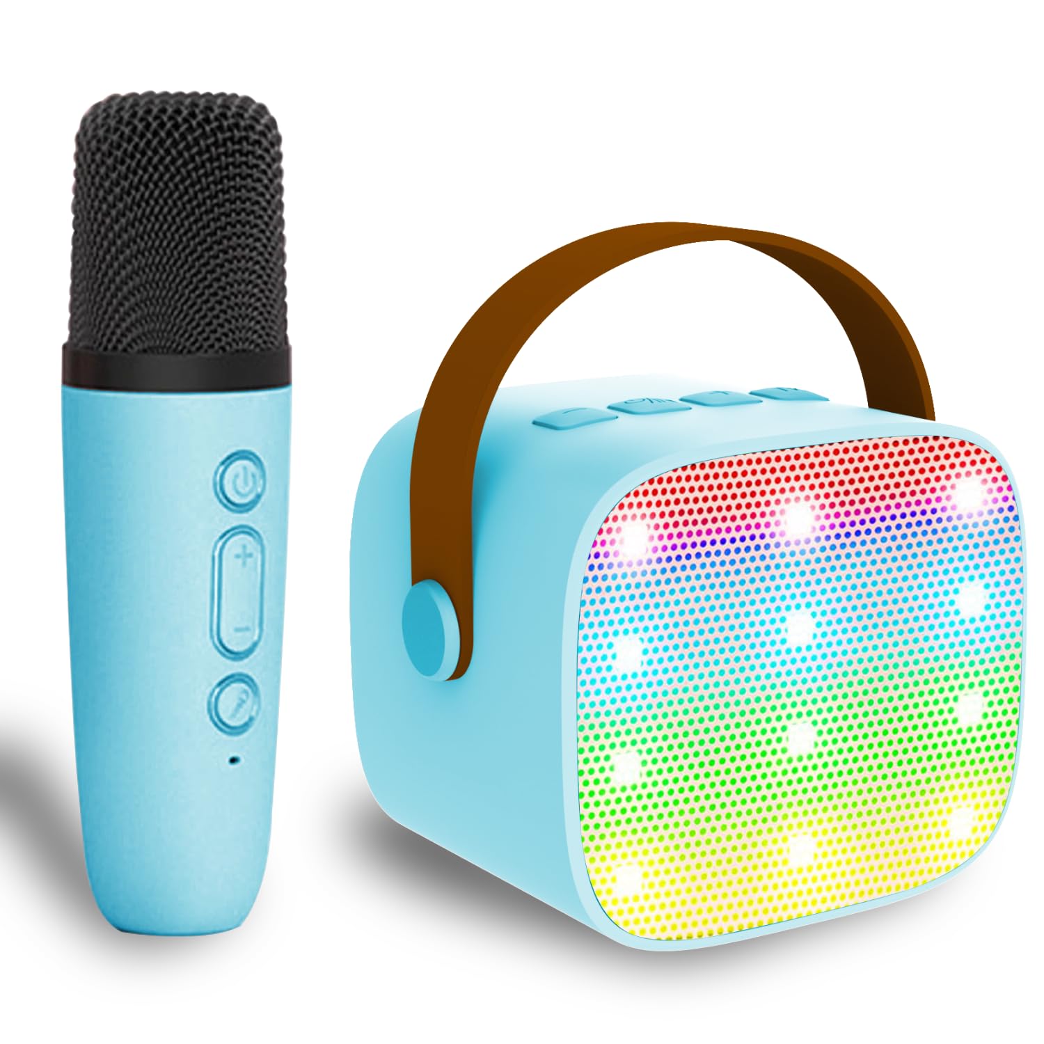 Karaoke Machine For Kids, Mini Karaoke Machine For Kids Adults, Portable Bluetooth Speaker With 1 Wireless Microphones, Christmas Birthday Toys Birthday Gifts For Girls 4, 5, 6, 7, 8+ Years Old Kid