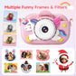 Zuodun Kids Camera Toys For Girls Age 3-8, Kids Digital Camera Toddler Camera For 3 4 5 6 7 8 Years Old Birthday Gifts, 1080P Vi
