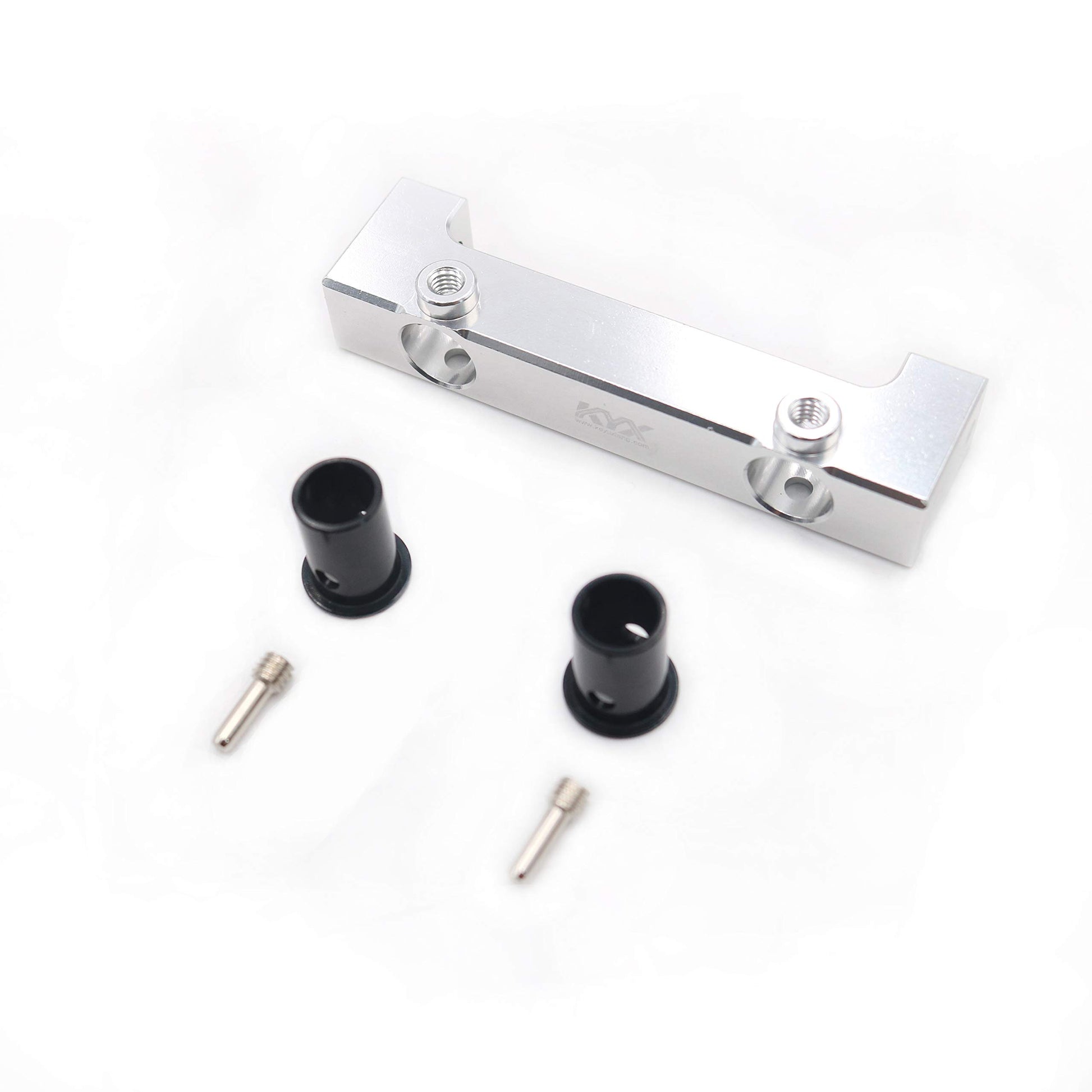 KYX Racing Aluminum Bumper Mounts for Redcat Gen8 (Silver)
