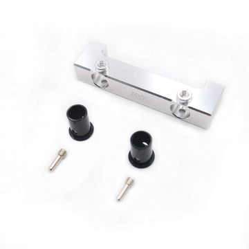 KYX Racing Aluminum Bumper Mounts for Redcat Gen8 (Silver)