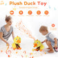 Swtoipig Singing Dancing Duck, Quacking Duck, Body Shaking, Plush Duck Toy Musical English Songs Singing Animated Twisting Gifts