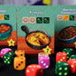 Kids Table Board Gaming Diced Veggies Game – Fun Dice Slicing Game for 2-4 Players, Ages 6+, Cardboard, 6"x1.57"x9"