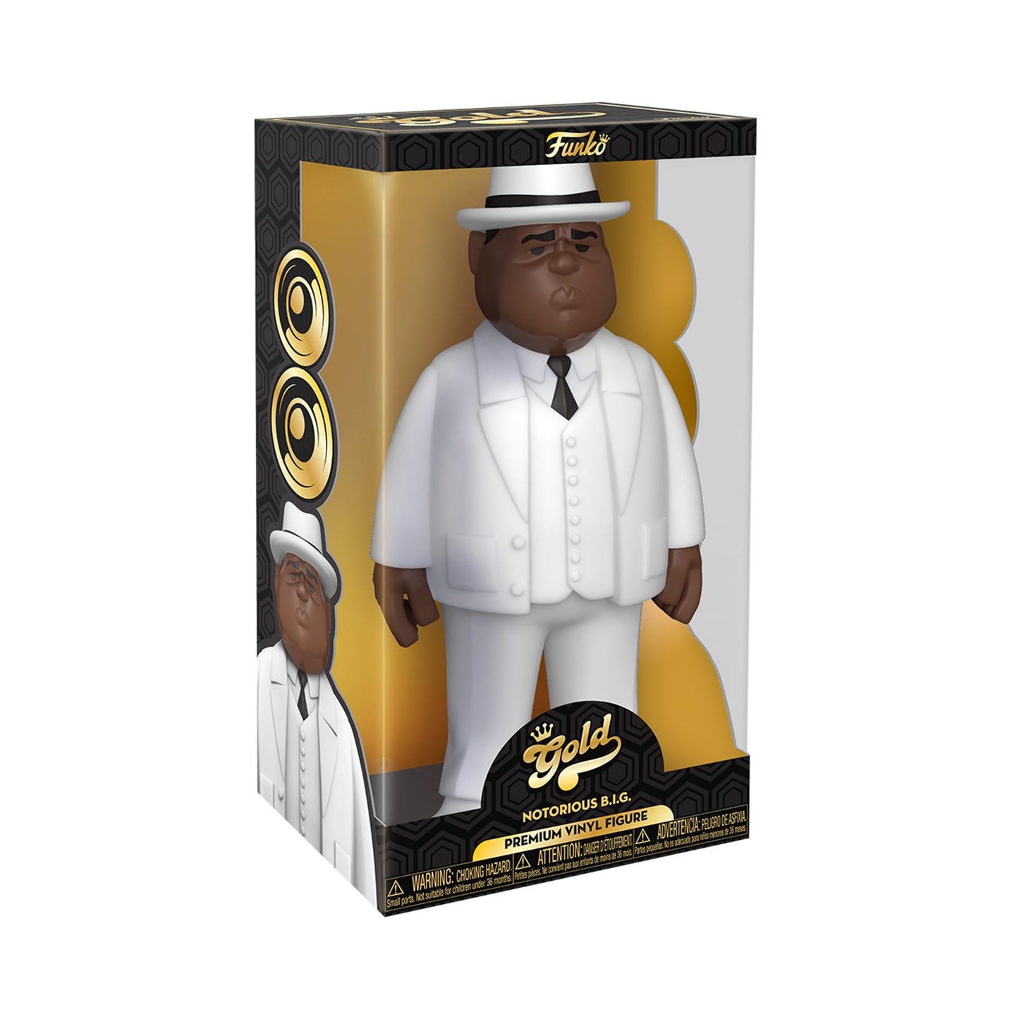 Funko Pop Pop! Vinyl Gold: Biggie Smalls - White Suit 12' Multicolor