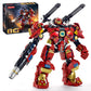 TIALLOW City Iron Warrior Mecha Building Sets Mech protective covering Building Blocks Model Kits Robot Action Figure Toy Playset for Kids Gifts for Boys and mature-themeds Age 6-14