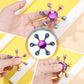 8 Pieces Rainbow Metal Spinner Cool Finger Spinners High Speed Hand Spinners Toys For Stress Anxiety Gift For Adults And Teens (Chic Style)