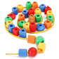 Bmtoys Lacing Beads For Kids - 70Pcs Threading Beads Occupational Therapy Toys For Kids Fine Motor Skills Developmental Activity Ot Toys