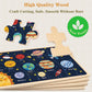 Puzzles For Kids Ages 4-6, 4 Packs 24 Piece Wooden Jigsaw Puzzles For Toddlers 2-4, Preschool Educational Puzzles Boards Toys Gifts For 3 4 5 6 Boys Girls